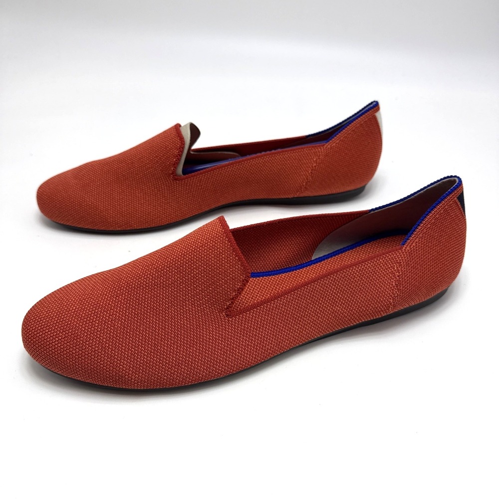 Rothy's The Loafer Flats Loafers Shoes Womens Size 11.5 Paprika Comfort Slip On‎